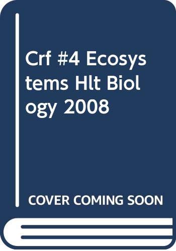 Book Holt Chapter Resource File #4 Biology Ecosystems 2008 free