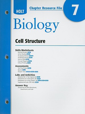 Book Holt Chapter Resource File #7 Biology: Cell Structure 2008 free
