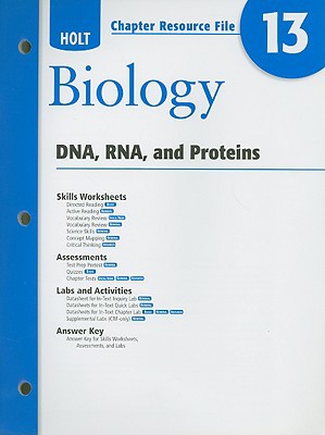 Book Crf#13 DNA, RNA Holt Biology 2008 free