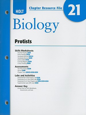 Book Holt Biology Chapter 21 Resource File: Protists free