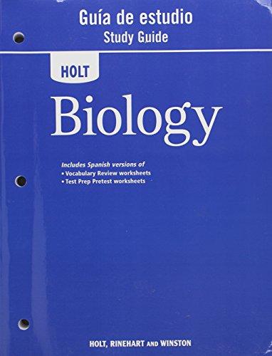 Book Holt Biology: Study Guide, Spanish free