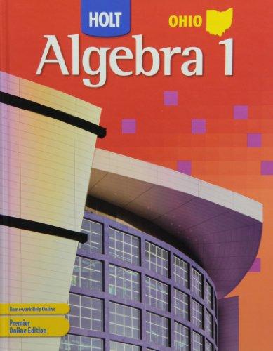 Book Holt Algebra 1 Ohio: Student Edition Algebra 1 2007 free
