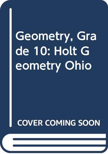 Book Holt Geometry Ohio: Student Edition Grades 9-12 2007 free