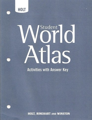 Book Holt Student  World Atlas Activities with Answer Key 2008 free