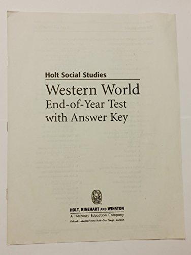 Book Holt Western World: End Of Year Test Grades 6-8 free