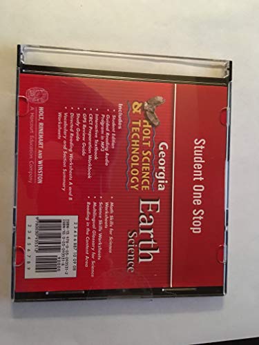 Book Holt Science & Technology: Life, Earth, and Physical Georgia: Student One-Stop CD-ROM Earth 2008 free