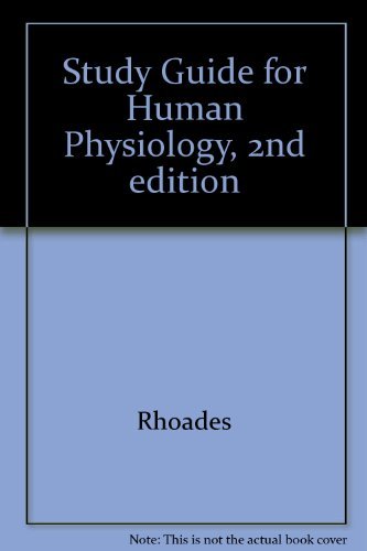 Book Study Guide For Human Physiology, 2nd Edition free