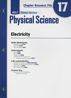 Book Physical Science With Earth and Space Science: Chapter 17: Electricity - Chapter Resource File (Holt Science Spectrum: Physical Science with Earth and Space Science) free