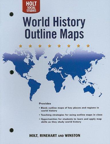 Book World History: Human Legacy: Outline Maps free