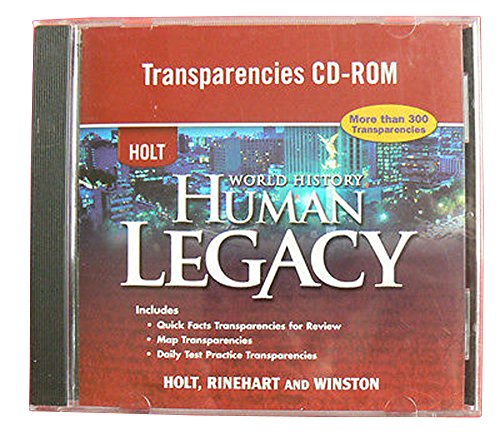 Book World History: Human Legacy Full Survey: Transparencies on CD-ROM free