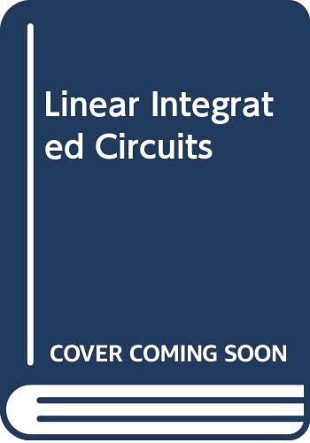 Book Linear Integrated Circuits free