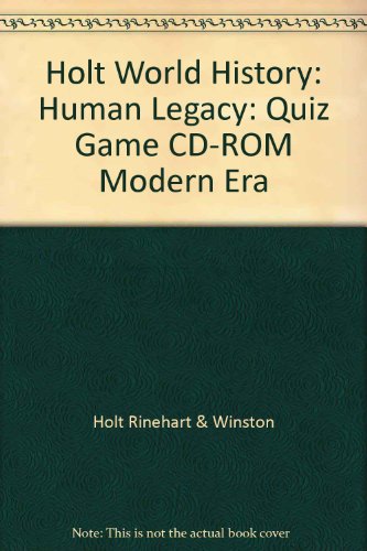 Book World History: Human Legacy Modern Era: Quiz Game Cd-rom free