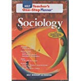 Book Holt Sociology:  The Study of Human Relationships: Teacher’s One-Stop Planner CD-ROM free