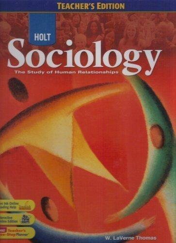 Book Holt Sociology Teacher's Edition free