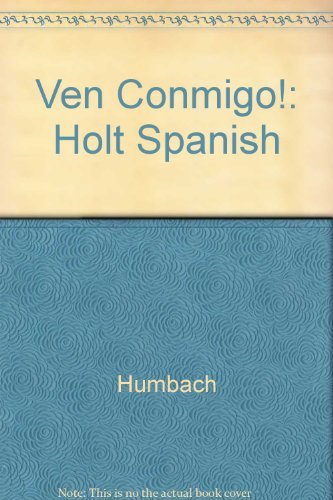 Book Ven Conmigo!: Holt Spanish : Level 3 free