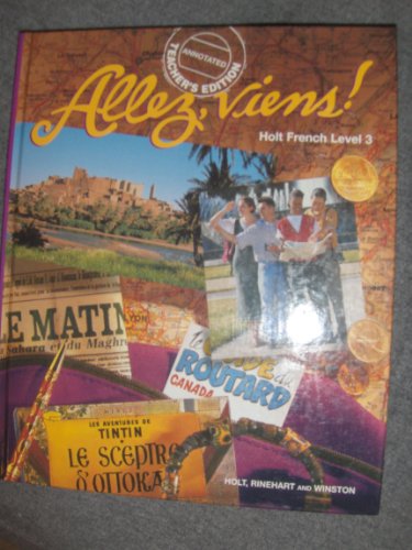Book Holt Allez Viens Level 3 Teacher Edition 1996 Isbn 0030940222 free