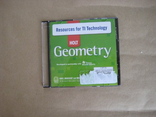 Book Holt Geometry © 2007: Resources for TI Technology CD-ROM free