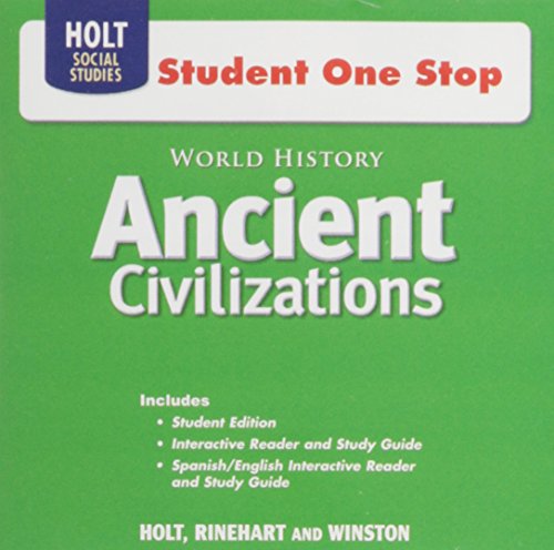 Book World History: Ancient Civilizations: Student One Stop Cd-rom 2008 free