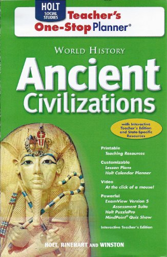 Book World History: Ancient Civilizations: Teacher One Stop CD-ROM free