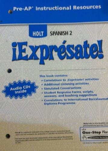 Book ?Expr?sate!: Pre-AP Instructional Resources Level 2 free