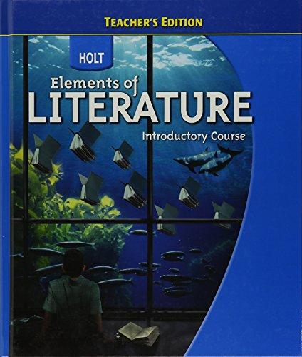 Book Elements of Literature (Introductory course) Teacher's Edition free