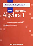 Book Holt Algebra 1: Review for Mastery Workbook Algebra 1 free