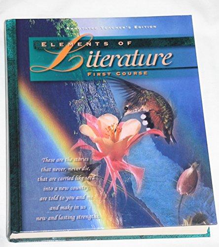 Book Elements of Literature: 1st Course (Annotated Teacher's Edition) free