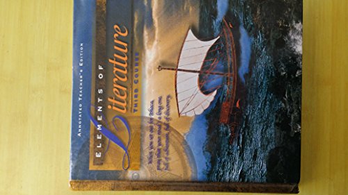 Book Elements Literature Program Third Course, Annotated Teacher's Edition free