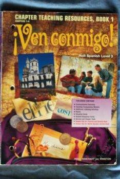 Book Ven Conmigo! Chapter Teaching Resources, Book 1, Chapters 1-4 free