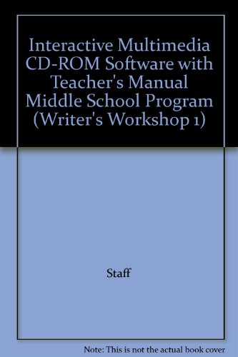 Book Interactive Multimedia Cd-rom Software With Teacher's Manual Middle School Program (writer's Workshop 1) free