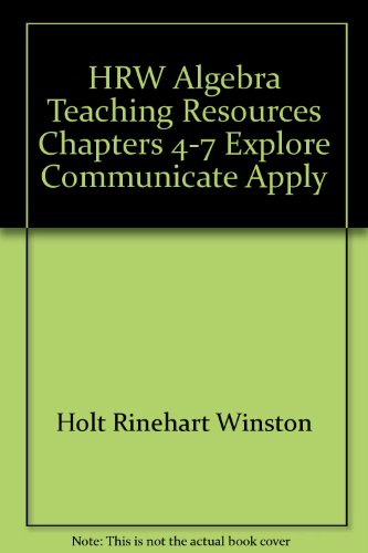 Book HRW algebra free