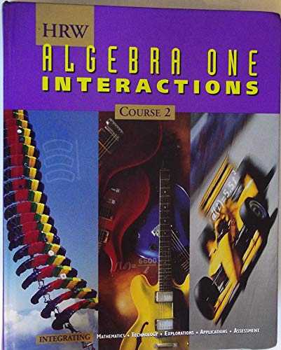 Book HRW Algebra One Interactions Course 2 free