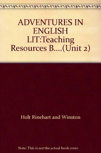 Book Adventures In English Lit:teaching Resources B....(unit 2) free