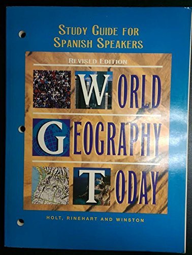 Book World Geography Today: Study Guide For Spanish Speakers free