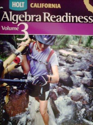 Book Holt Algebra Readiness: Student Edition Volume 3 free
