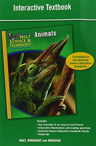 Book Interactive Textbook: B: Animals (Holt Science & Technology) free