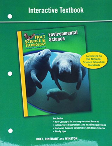Book Holt Science & Technology: Interactive Textbook (E) Environmental Science free