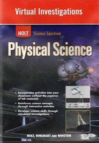 Book Holt Science Spectrum: Physical Science with Earth and Space Science: Virtual Investigations CD-ROM free