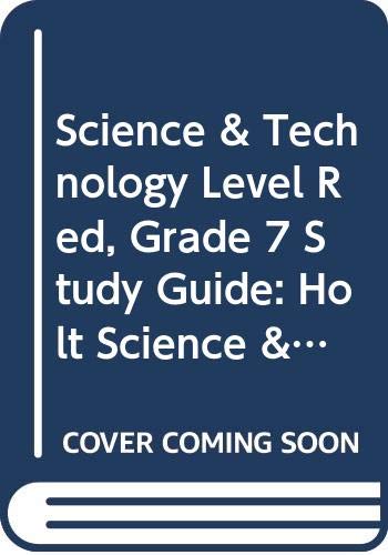 Book Holt Science & Technology: Integrated Science: Study Guide, Spanish Level Red free