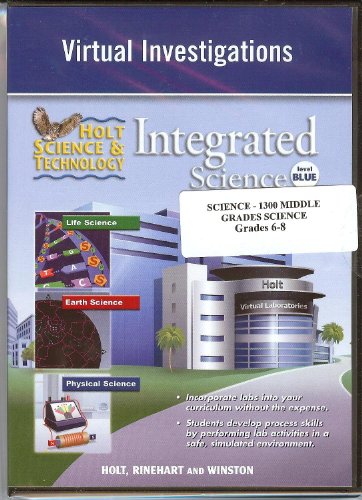 Book Holt Science & Technology: Virtual Investigations Cd-rom Level Blue Integrated Science free