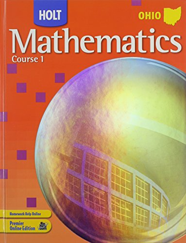 Book Holt Mathematics Ohio: Student Edition Course 1 2007 free
