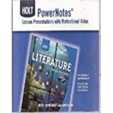 Book Holt Elements of Literature: PowerNotes: Lesson Presentations with Motivational Videos Introductory Course free