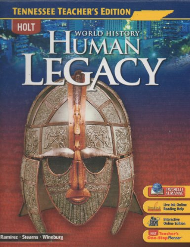 Book World History: Human Legacy Tennessee: Teacher Edition 2008 free