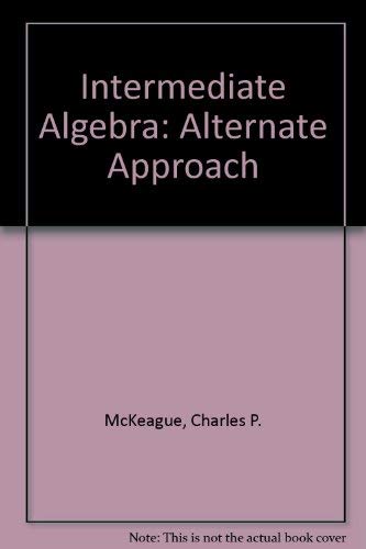 Book Intermediate Algebra: Alternate Approach free