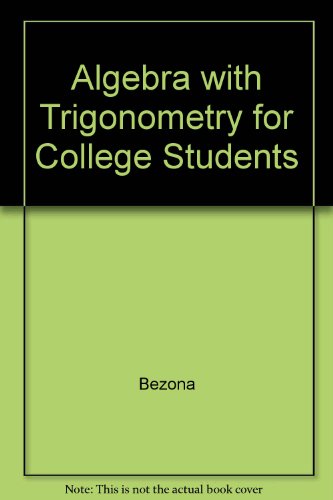 Book Algebra with Trigonometry for College Students free