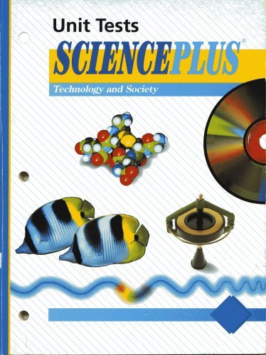 Book Scienceplus Technology And Society: Blue Level; Unit Tests free