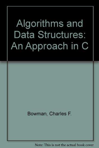 Book Algorithms And Data Structures : An Approach In C free