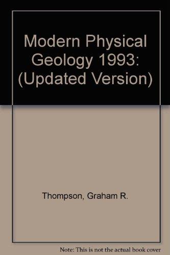 Book Modern Physical Geology/Update (Saunders golden sunburst series) free