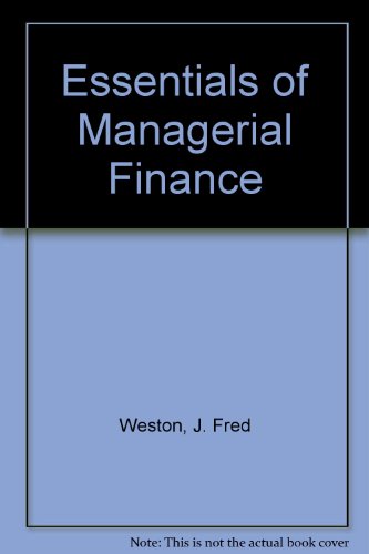 Book Essentials Of Managerial Finance free