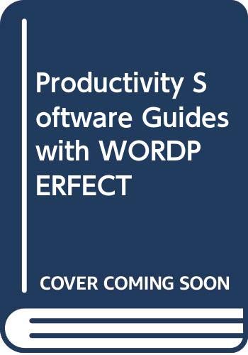 Book Word Processing With Wordperfect 5.1: Productivity Software Guide (dryden Exact) free